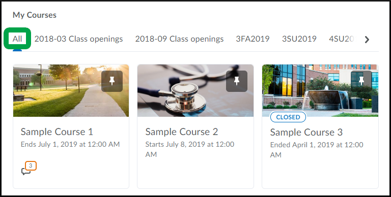 All, 2018-03 Class openings, 2019-09 Class openings, 3FA2019, 3SU2019